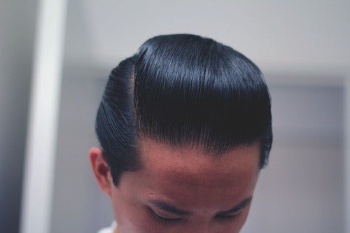 The Pomp - Hair styled with Goon Grease Pomade