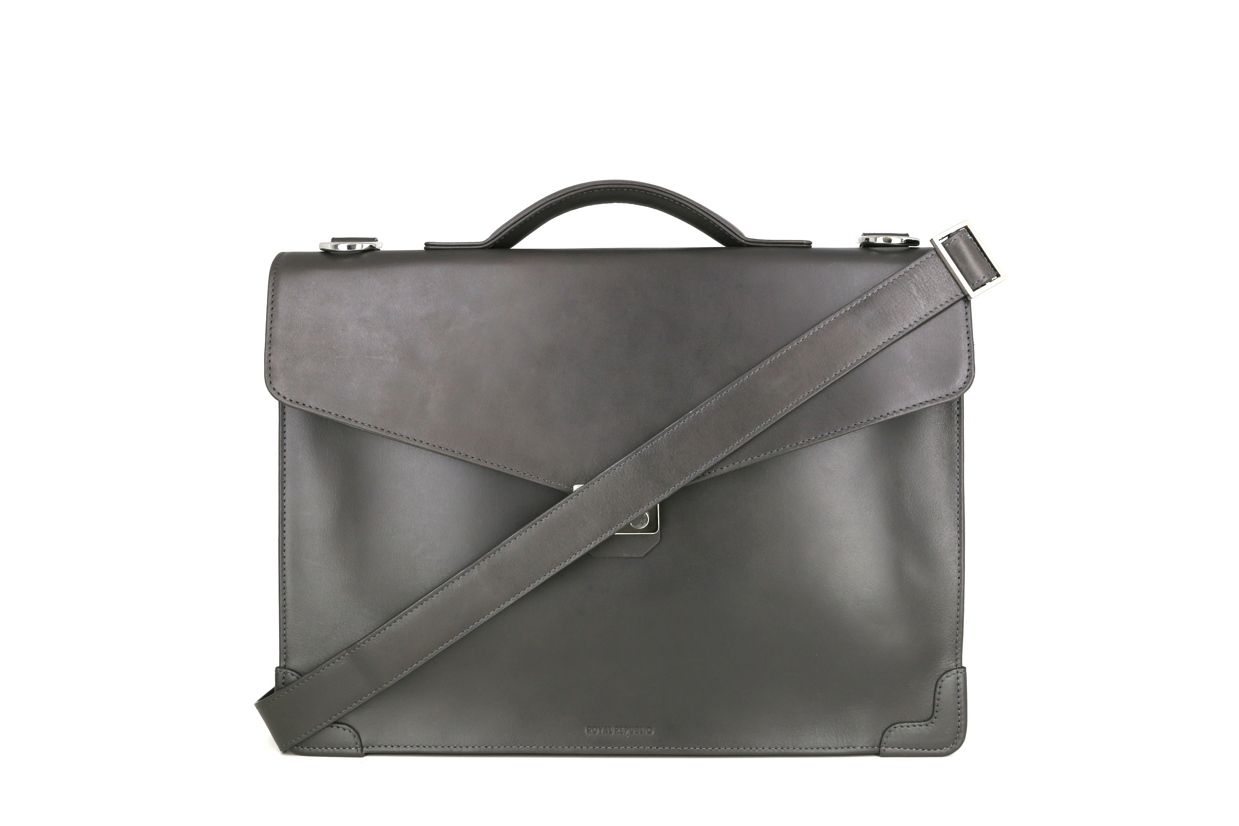 silver laptop bag