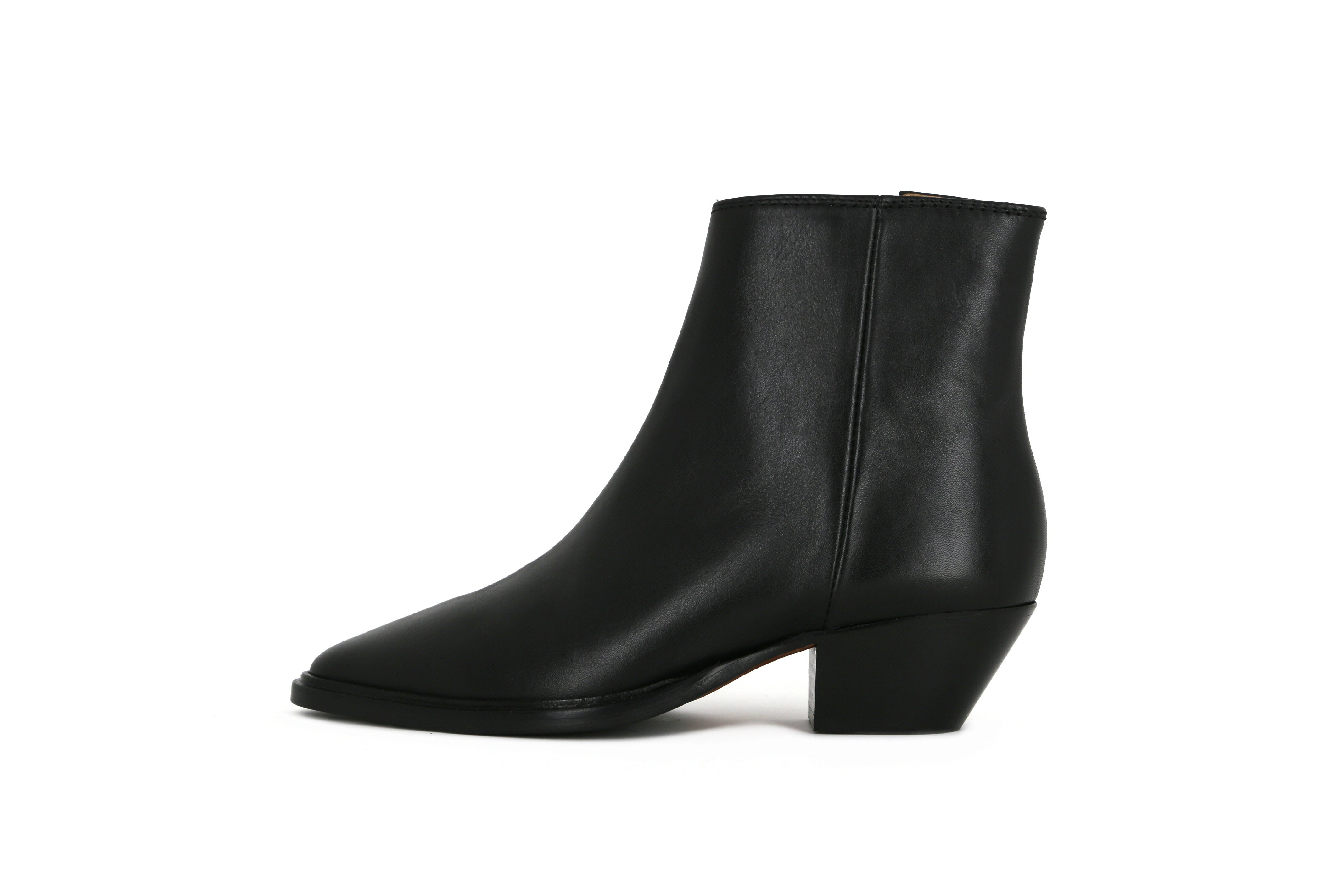 hunter leather ankle boots