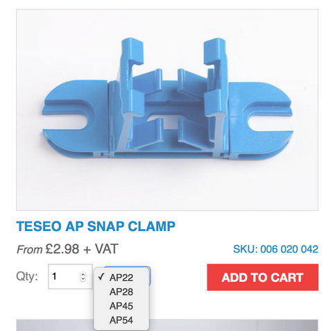 Teseo AP Snap Clamp