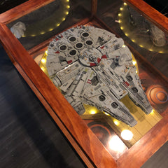 Completed Millennium Falcon table