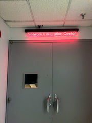 CCHobby Lighted Sign at NASA Goddard Network Integration Center
