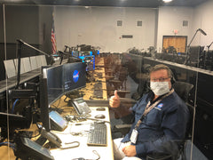 Control Room Acrylic Sneeze Guard NASA Wallops