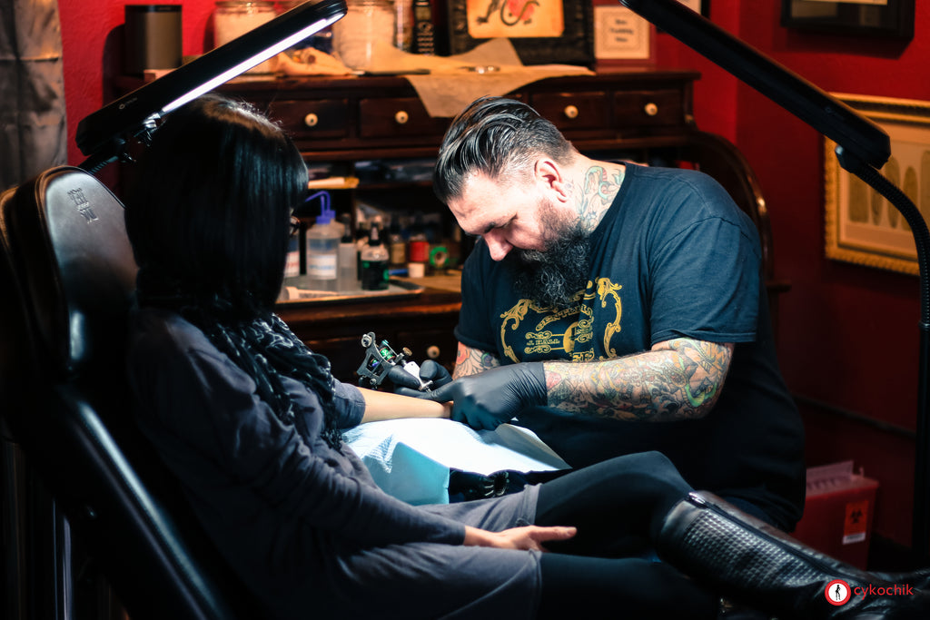 Cykochik J. Hall and Gentleman Tattooers Dallas - Vegan Tattoo