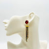 Earrings Colorful Flamingo | Gold - muze-earrings.com
