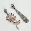 Earrings Light Pink Flower | Silver - muze-earrings.com