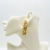 Earrings Small Bride Flowers | Gold - muze-earrings.com