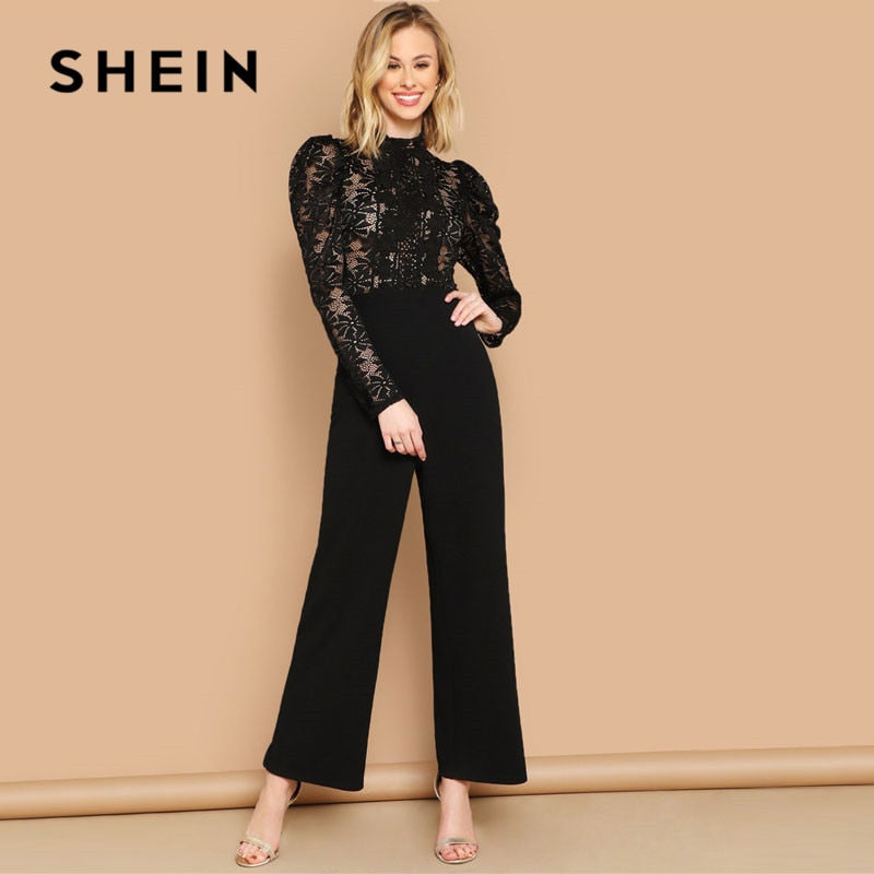 shein black jumpsuit