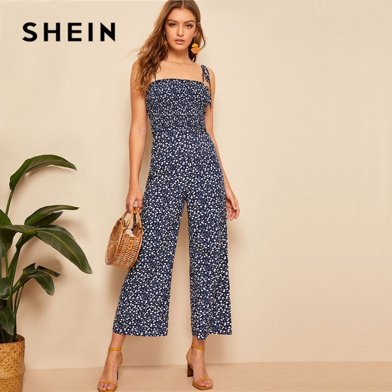 shein floral jumpsuit