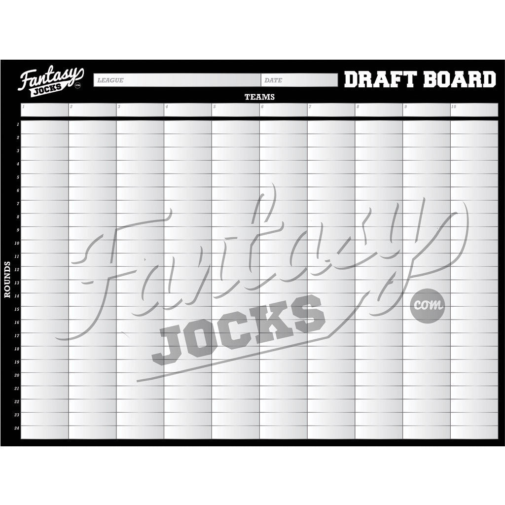 The Executive (Homerun Edition) Fantasy Baseball Draft Board Kit