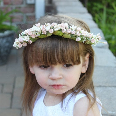 flower girl hair pieces for weddings