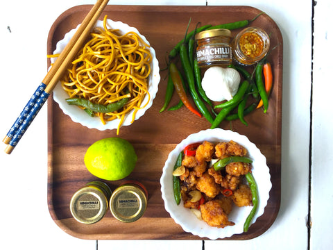 Himachilli Chukh Chinese Noodle, Spicy Noodle recipe, Dry Chilli Chicken