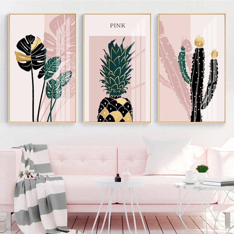 Cactus Butterfly Nordic Style Canvas Poster Wall Art Print Modern Home Decor 