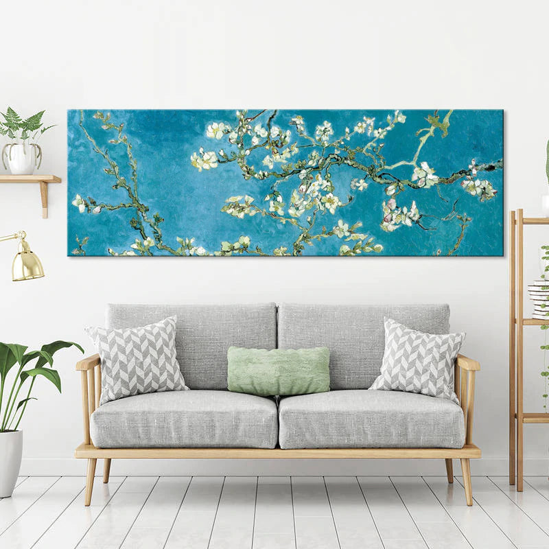 Vincent Van Gogh, Almond Blossom Poster Fine Art Canvas Print Wall Art Poster Famous Dutch Post-Impressionist Paintings For Modern Home Decor