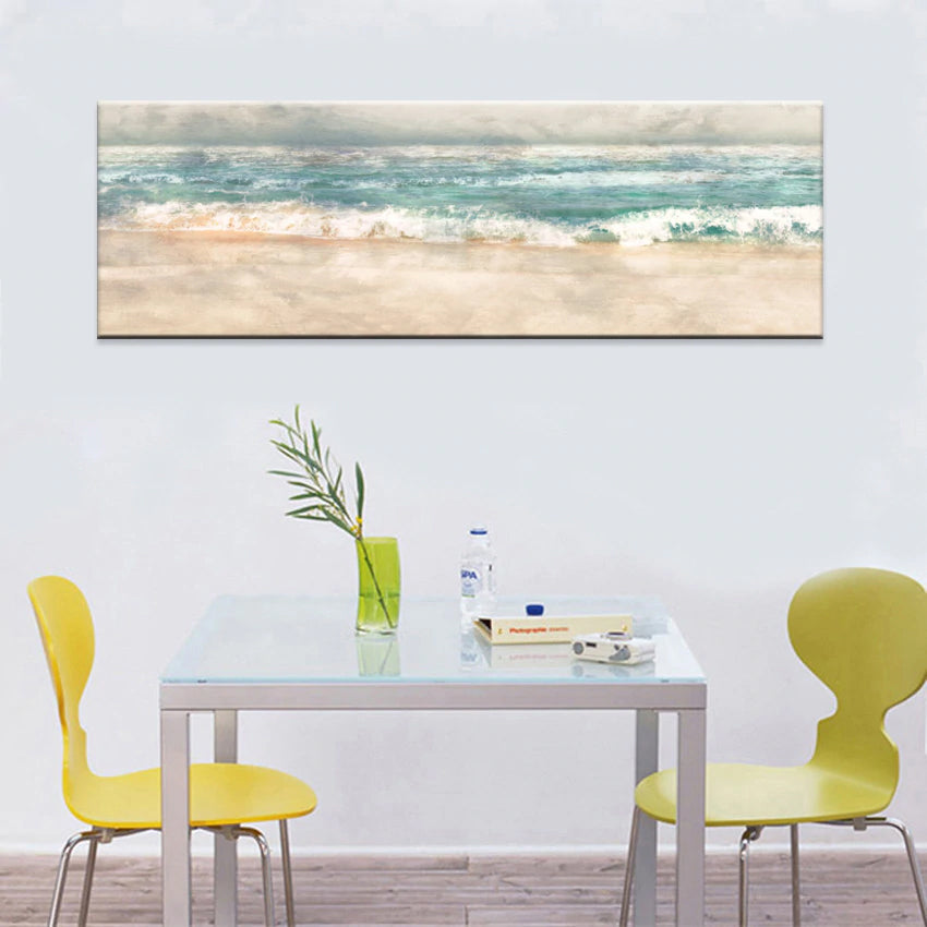 Modern Abstract Paintings Wide Landscape Format Canvas Fine Art Prints Wall Art For Bedroom Living Room Dining Room Art For Modern Home Decor