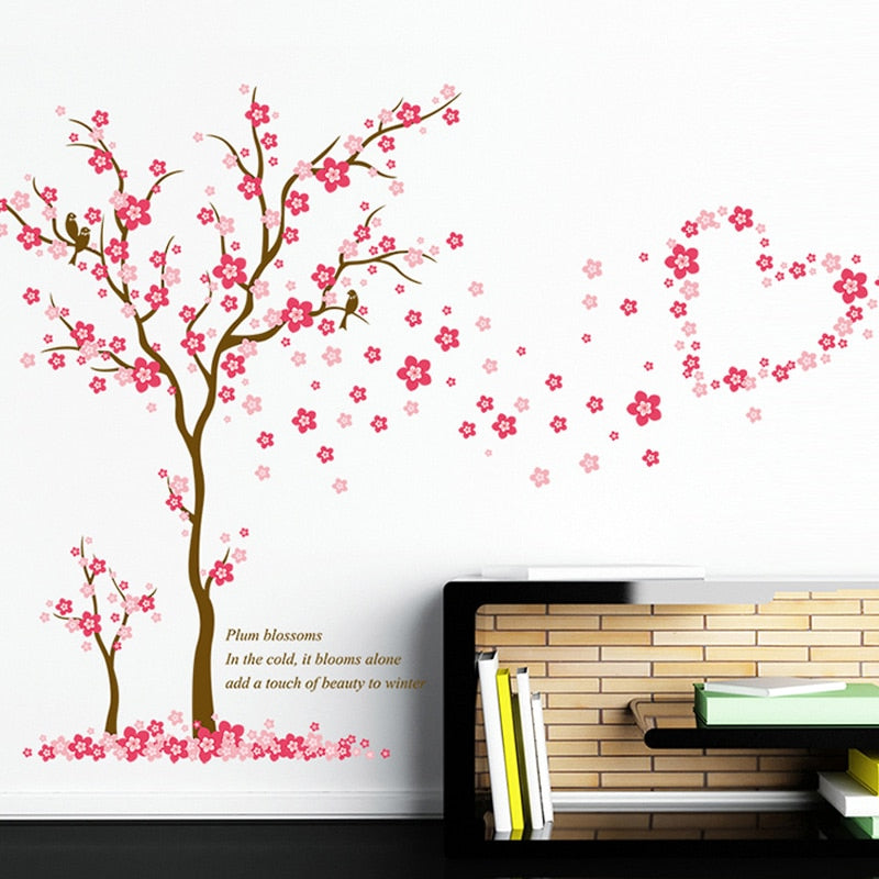 cherry tree wall painting