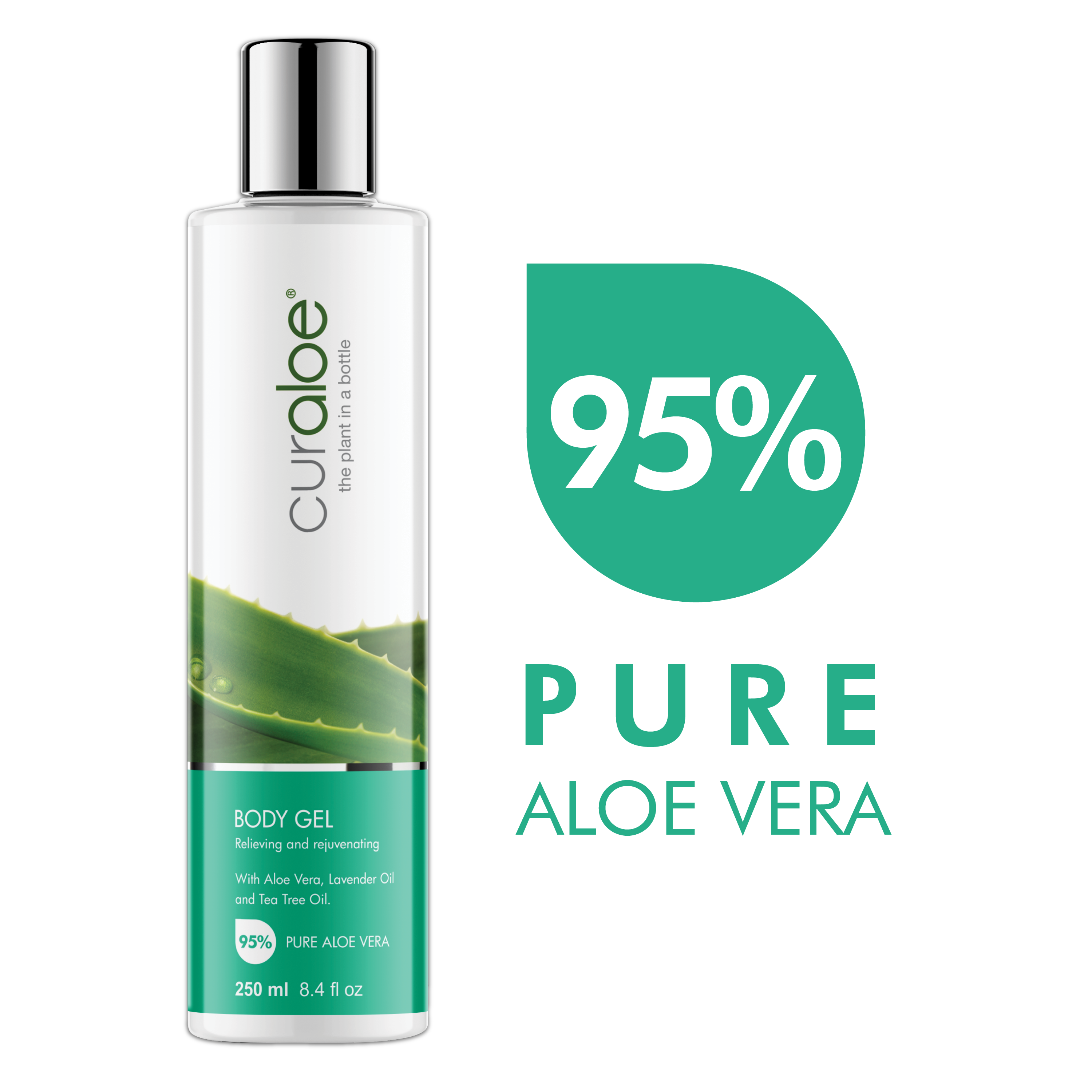 Aanpassen Beer Oprichter Curaloe Body Gel 95% Aloe Vera skin repair Gel - Curaloe USA