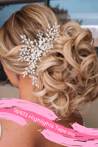 wedding tape ins wedding hair extensions