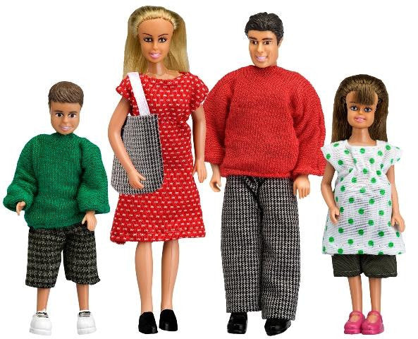 Smaland Frau Tochter Kind Shopping Doll Set 1:18 Lundby 60.8072 