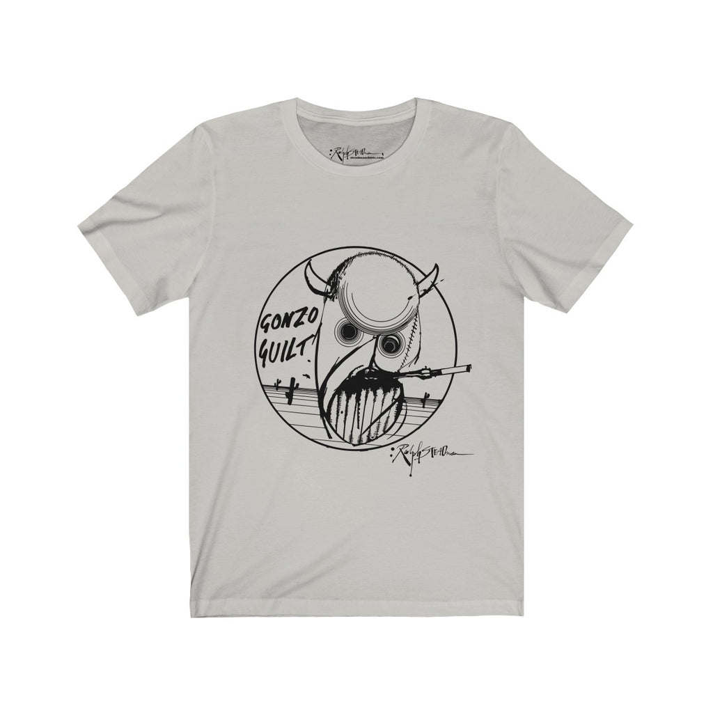 Gonzo Guilt Ralph Steadman T-Shirt Silver