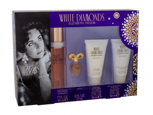 white diamond gift sets elizabeth taylor