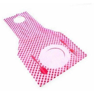 2 Red Hens Studio Bibby Mat Color: Red Gingham