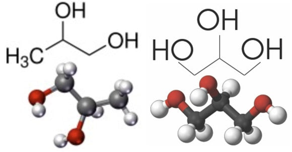propylene glycol vs vegetable glycerin in e liquid