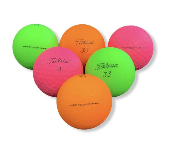 2020 Titleist Velocity Matte Color Mix - Golf Balls Direct
