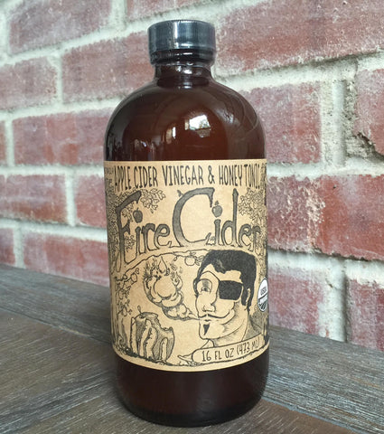 Fire Cider - Apple Cider Vinegar and Honey Tonic -16oz