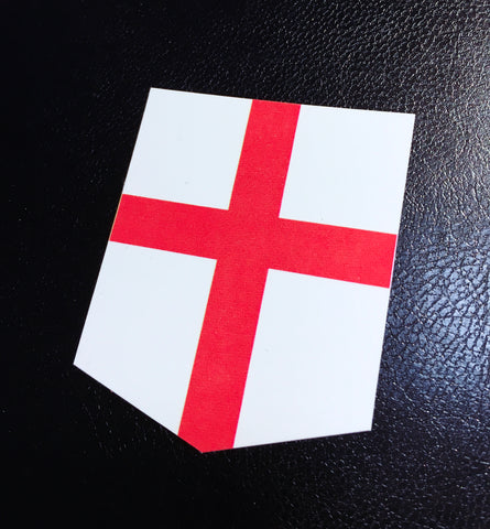 england sticker flag car