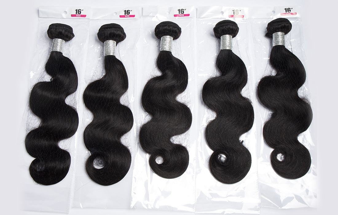 virgin remy body wave hair bundles real image in description