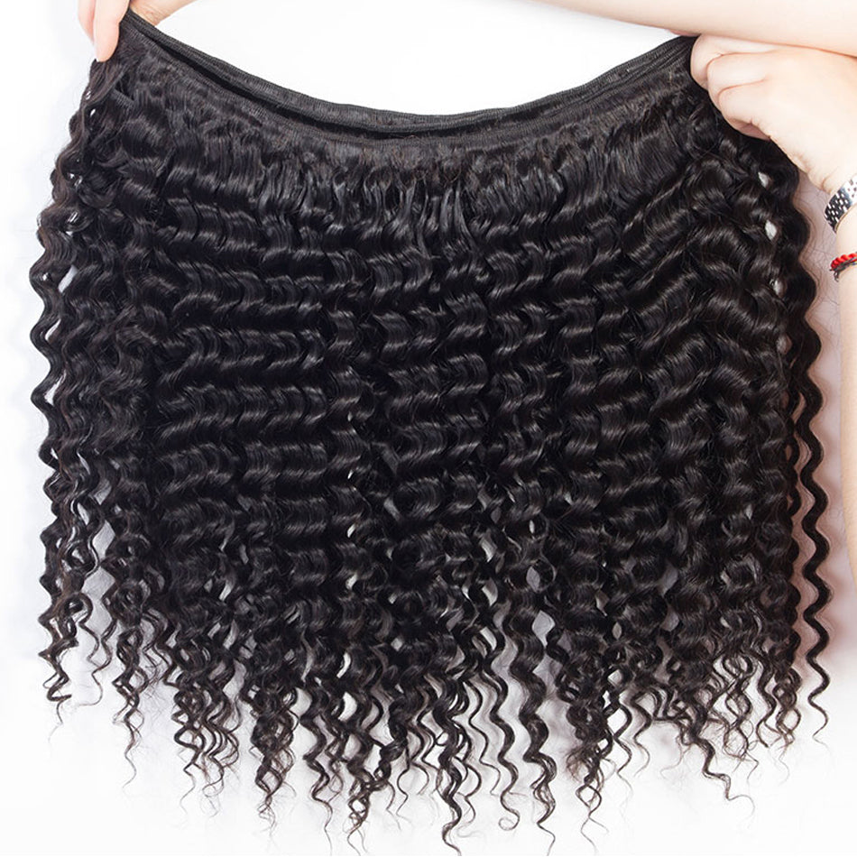 virgin remy curly hair bundles open hair weft in description