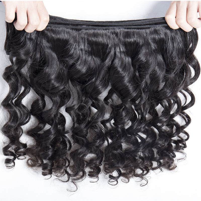 virgin remy loose wave hair wet display in description