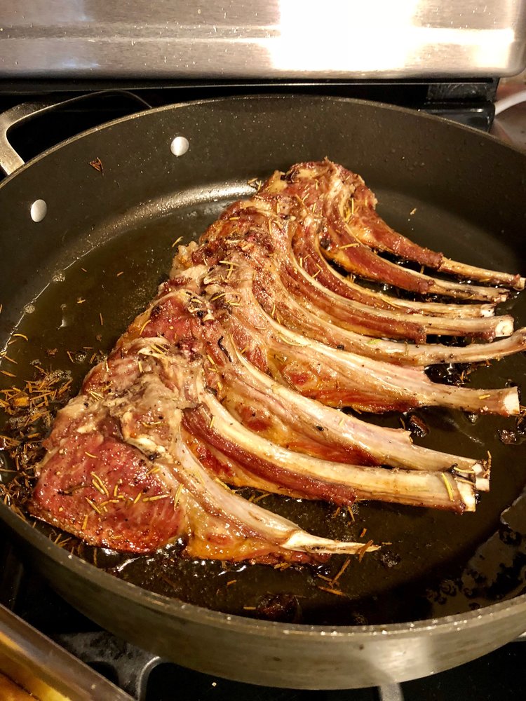 Pan Seared Lamb Chops With Rosemary Suzannesomers Com