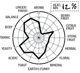 Champagne Flavor Wheel