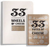 Size Comparison: 33 Wheels of Cheese vs. 33 Pieces of Cheese