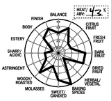 The rum flavor wheel in 33 Rums makes fast work of recording your drink's unique flavor in a visual format