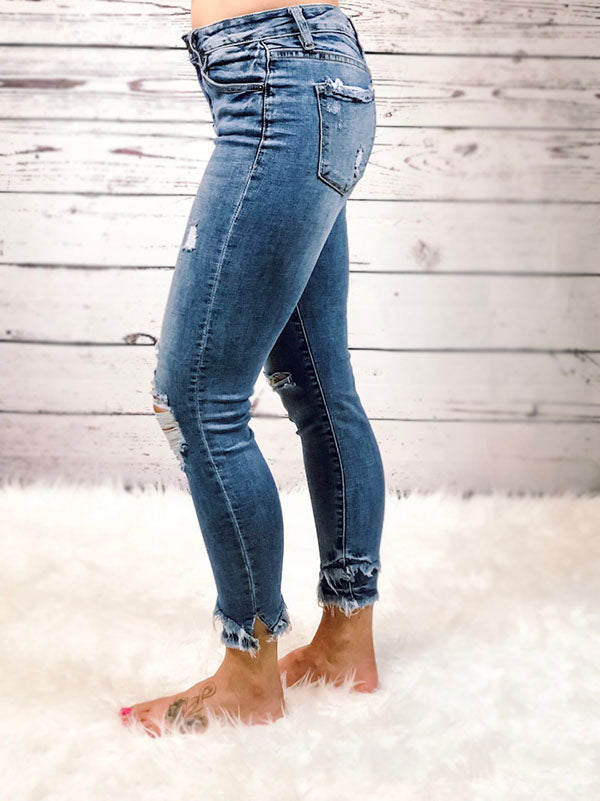 kancan fringe jeans