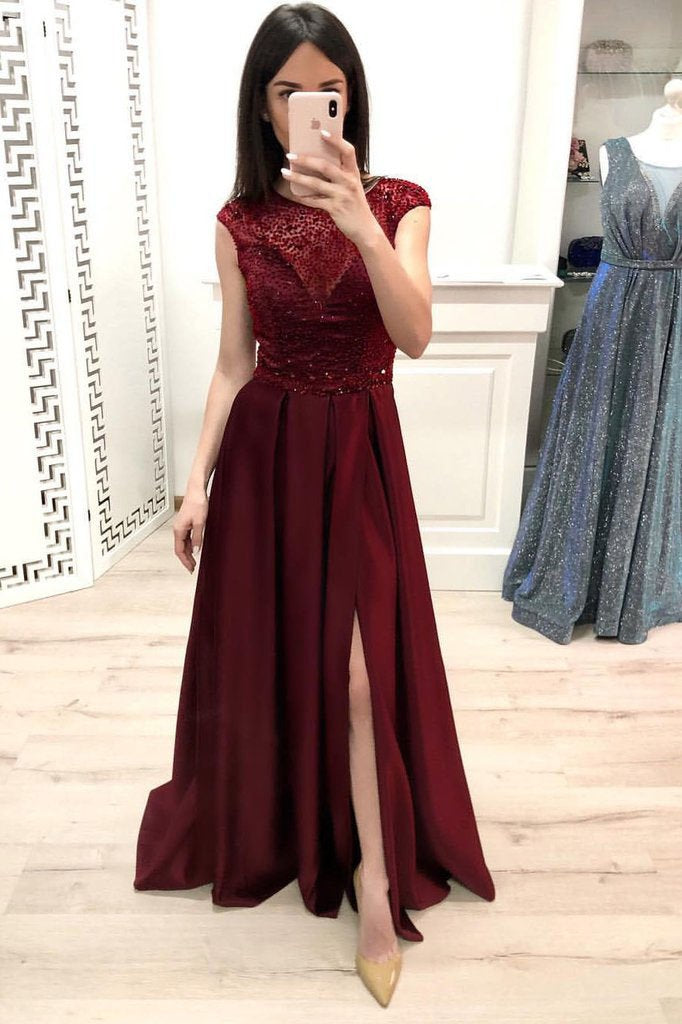 cap sleeve formal dress