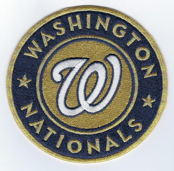 Washington Nationals Gold Sleeve Patch The Emblem Source