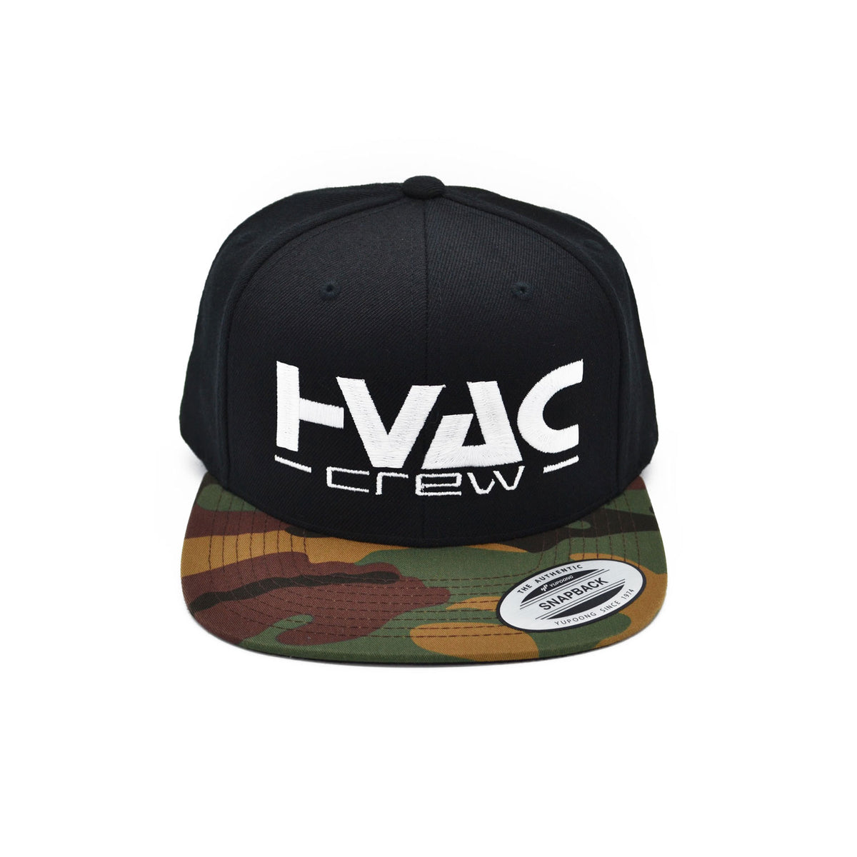 HVAC Camo Black Snapback –