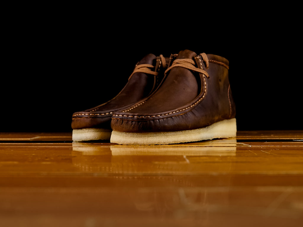 clarks wallabee beeswax leather