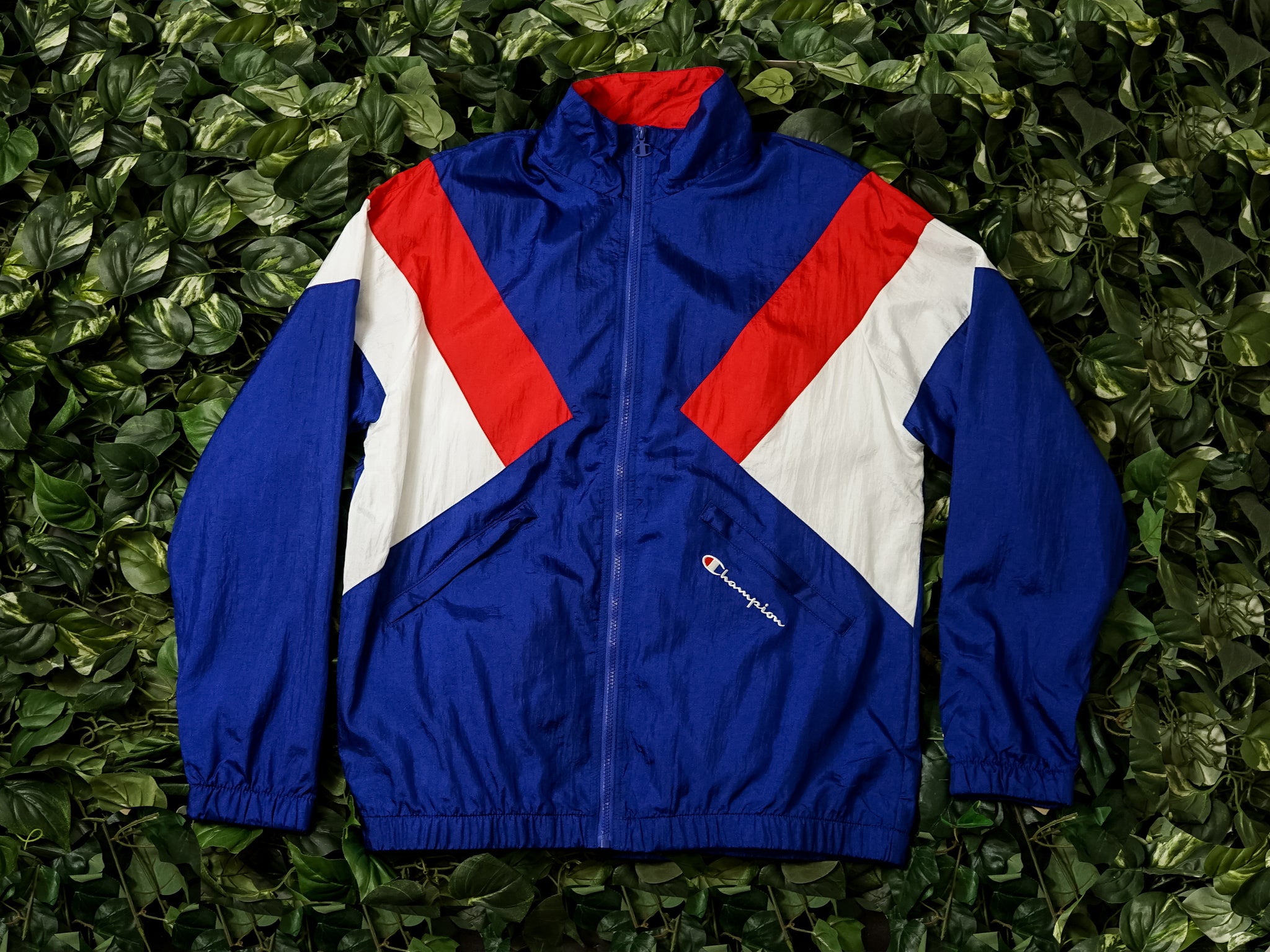 nylon warm up jacket