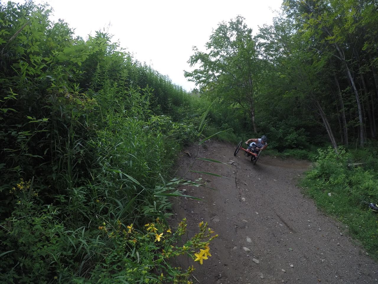 Vermont Adaptive Charity Ride Adaptive Mountain Bike Rider