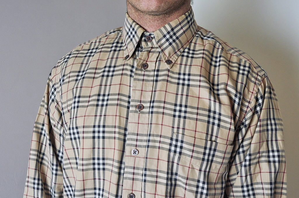 burberry nova check shirt mens