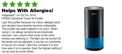 Hunter HP400 Allergy Review