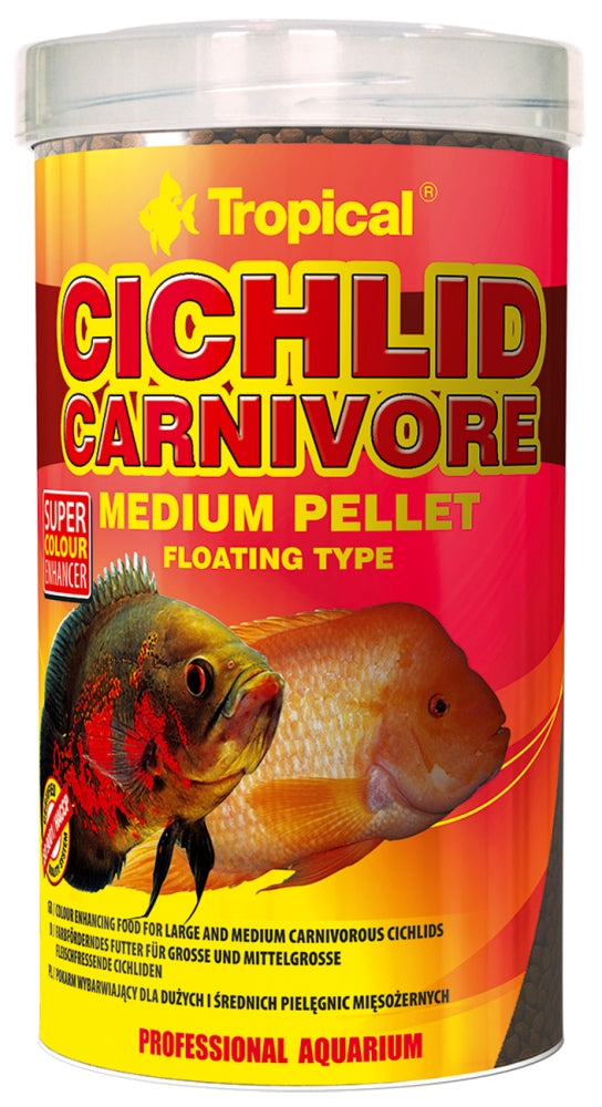 tropical cichlid carnivore small pellet