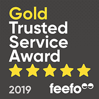Feefo Trusted Service Gold Award 2019 for KAS Shopfittings