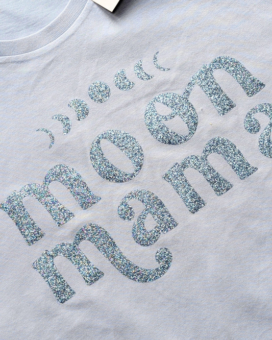 SALE Glitter Print Moon Mama Vest - S