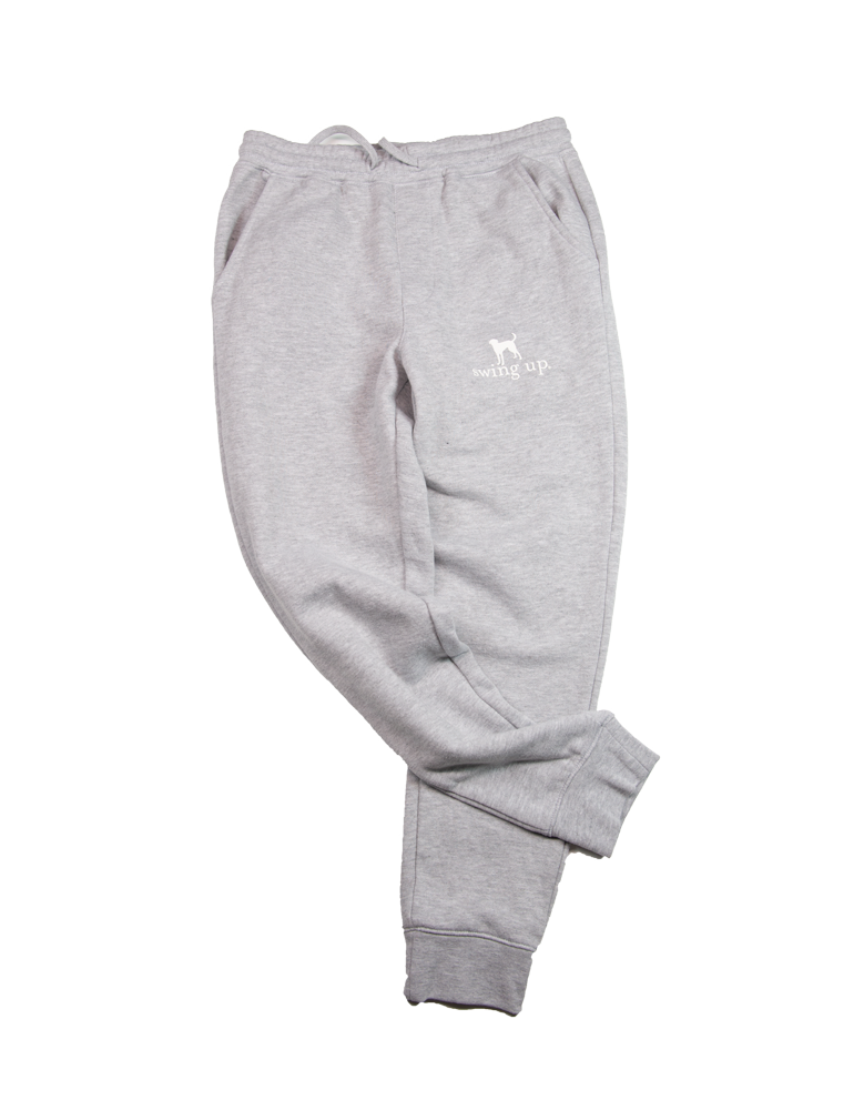 gray sweatpants shorts